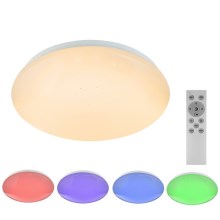 Globo - LED RGB Stmievateľné stropné svietidlo 1xLED/12W/230V + 1xLED/3W