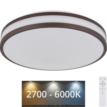 Globo - LED RGBW Stmievateľné stropné svietidlo LED/18W/230V 2700-6000K + diaľkové ovládanie
