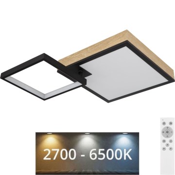 Globo - LED RGBW Stmievateľné svietidlo LED/21W/230V + LED/3W 2700-6500K + diaľkové ovládanie