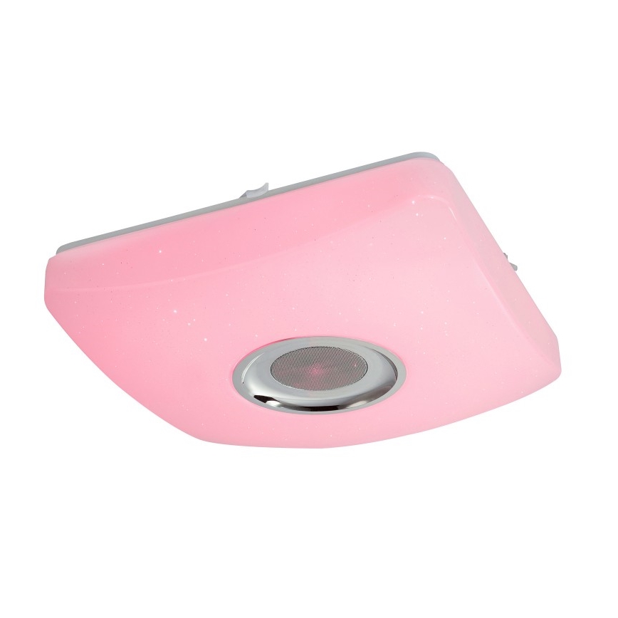 Globo - LED RGBW Stmievateľné svietidlo s reproduktorom LED/18W/230V 3000-6000K + diaľkové ovládanie