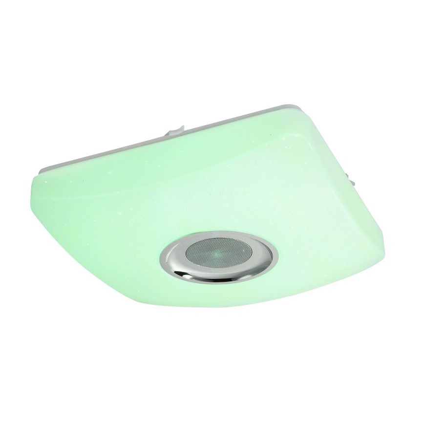 Globo - LED RGBW Stmievateľné svietidlo s reproduktorom LED/18W/230V 3000-6000K + diaľkové ovládanie