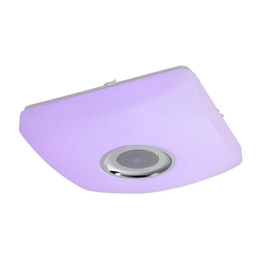 Globo - LED RGBW Stmievateľné svietidlo s reproduktorom LED/18W/230V 3000-6000K + diaľkové ovládanie