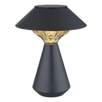 Globo - LED Solárna lampa 10xLED/0,06W/1,2V IP44 čierna