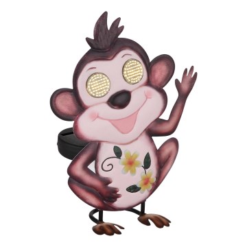 Globo - LED Solárne svietidlo 104xLED/3V IP44 300 mAh opica