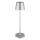 Globo - LED Solárne svietidlo LED/0,6W/3V 3000K IP44 matný chróm