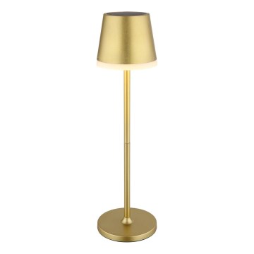 Globo - LED Solárne svietidlo LED/0,6W/3V 3000K IP44 zlatá