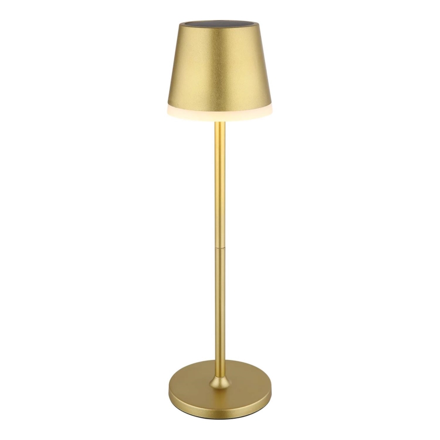 Globo - LED Solárne svietidlo LED/0,6W/3V 3000K IP44 zlatá