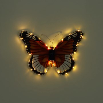 Globo - LED solárne svietidlo LED/3V IP44 200 mAh motýľ