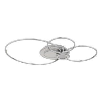 Globo - LED stlmiteľné stropné svietidlo LED/36W/230V 2700-6000K strieborné + diaľkové ovládanie
