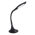 Globo - LED stmievateľná dotyková flexibilná stolná lampa LED/9W/230V 3000/4000/6500K čierna