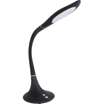 Globo - LED Stmievateľná dotyková flexibilná stolná lampa LED/9W/230V 3000/4500/6500K čierna