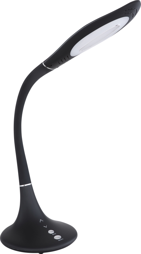 Globo - LED Stmievateľná dotyková flexibilná stolná lampa LED/9W/230V 3000/4500/6500K čierna