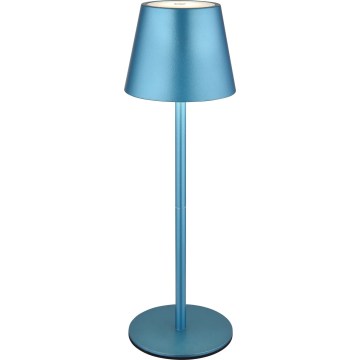 Globo - LED stmievateľná dotyková nabíjacia vonkajšia stolná lampa 3 v 1 LED/3W/5V 3000/4000/5000K IP54 1800 mAh modrá