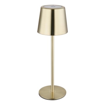 Globo - LED Stmievateľná dotyková nabíjateľná stolná lampa LED/2W/3,7V 3000/4000/6000K 2200 mAh zlatá