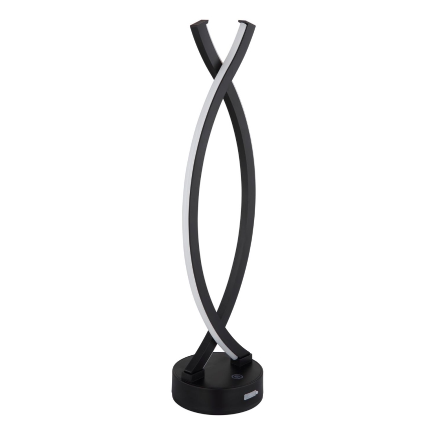 Globo - LED Stmievateľná dotyková stolná lampa LED/1W/3,7V 3000K 1800 mAh USB čierna