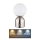 Globo - LED Stmievateľná dotyková stolná lampa LED/2,5W/3,7V 2700K/4000K/6500K 1800 mAh USB matný chróm