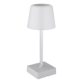 Globo - LED Stmievateľná dotyková stolná lampa LED/2W/5V 3000/4500/6500K 800 mAh strieborná