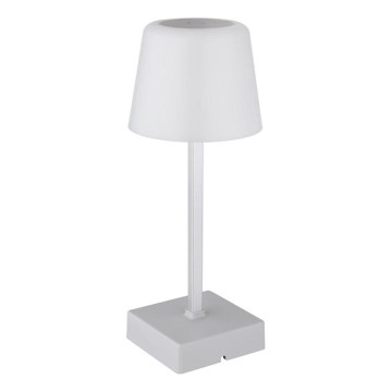 Globo - LED Stmievateľná dotyková stolná lampa LED/2W/5V 3000/4500/6500K 800 mAh strieborná
