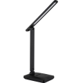 Globo - LED Stmievateľná dotyková stolná lampa LED/3W/5V 2800/4000/6500K 1800 mAh čierna