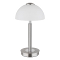 Globo - LED stmievateľná dotyková stolná lampa LED/7W/230V 3000K matný chróm