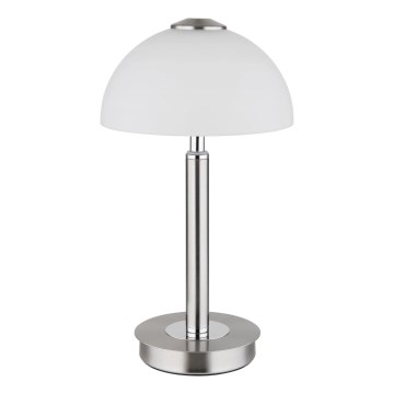 Globo - LED stmievateľná dotyková stolná lampa LED/7W/230V 3000K matný chróm