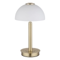 Globo - LED stmievateľná dotyková stolná lampa LED/7W/230V 3000K mosadz