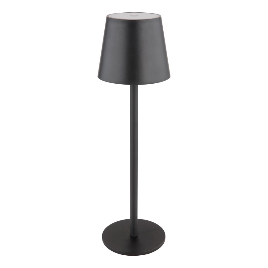Globo - LED Stmievateľná dotyková vonkajšia lampa LED/3W/3,7V IP44 1800 mAh USB čierna