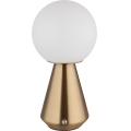 Globo - LED Stmievateľná dotyková vonkajšia stolná lampa LED/1,5W/5V 3000/4500/6500K 1800 mAh IP41 medená
