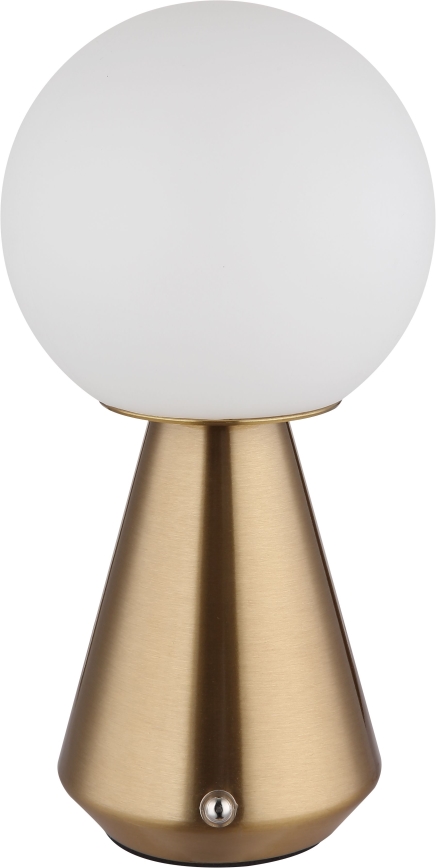Globo - LED Stmievateľná dotyková vonkajšia stolná lampa LED/1,5W/5V 3000/4500/6500K 1800 mAh IP41 medená