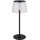 Globo - LED Stmievateľná dotyková vonkajšia stolná lampa LED/1,8W/5V IP44 1800 mAh čierna/číra