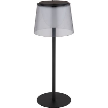Globo - LED Stmievateľná dotyková vonkajšia stolná lampa LED/1,8W/5V IP44 1800 mAh čierna/dymová