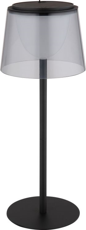 Globo - LED Stmievateľná dotyková vonkajšia stolná lampa LED/1,8W/5V IP44 1800 mAh čierna/dymová
