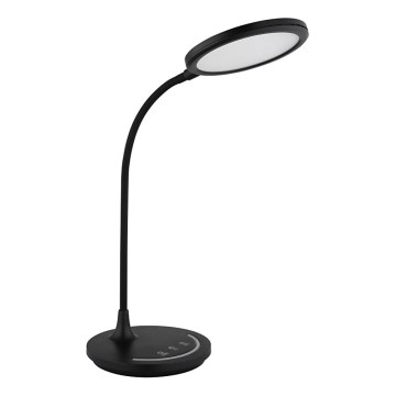 Globo - LED Stmievateľná flexibilná dotyková stolná lampa LED/12W/230V 3000/4000/6500K CRI 90 čierna
