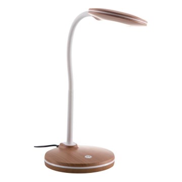 Globo - LED Stmievateľná flexibilná dotyková stolná lampa LED/4,6W/230V hnedá