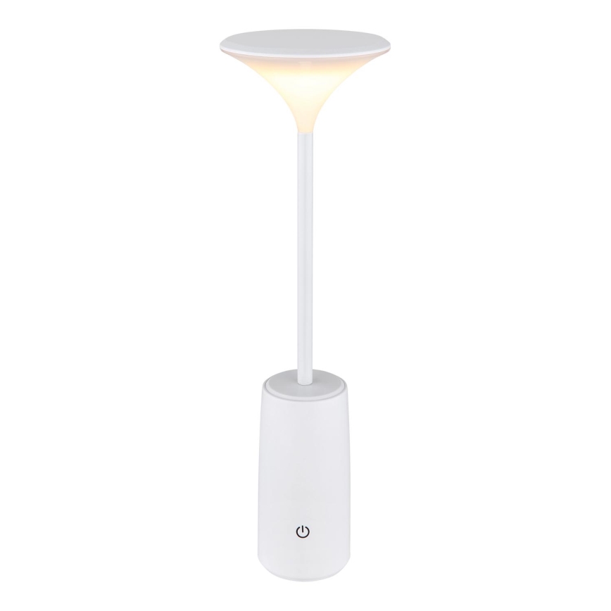 Globo - LED Stmievateľná nabíjacia dotyková stolná lampa LED/1,2W/3,7V 3000K 1500mAh biela