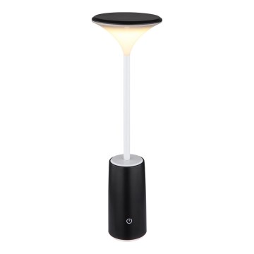 Globo - LED Stmievateľná nabíjacia dotyková stolná lampa LED/1,2W/3,7V 3000K 1500mAh čierna