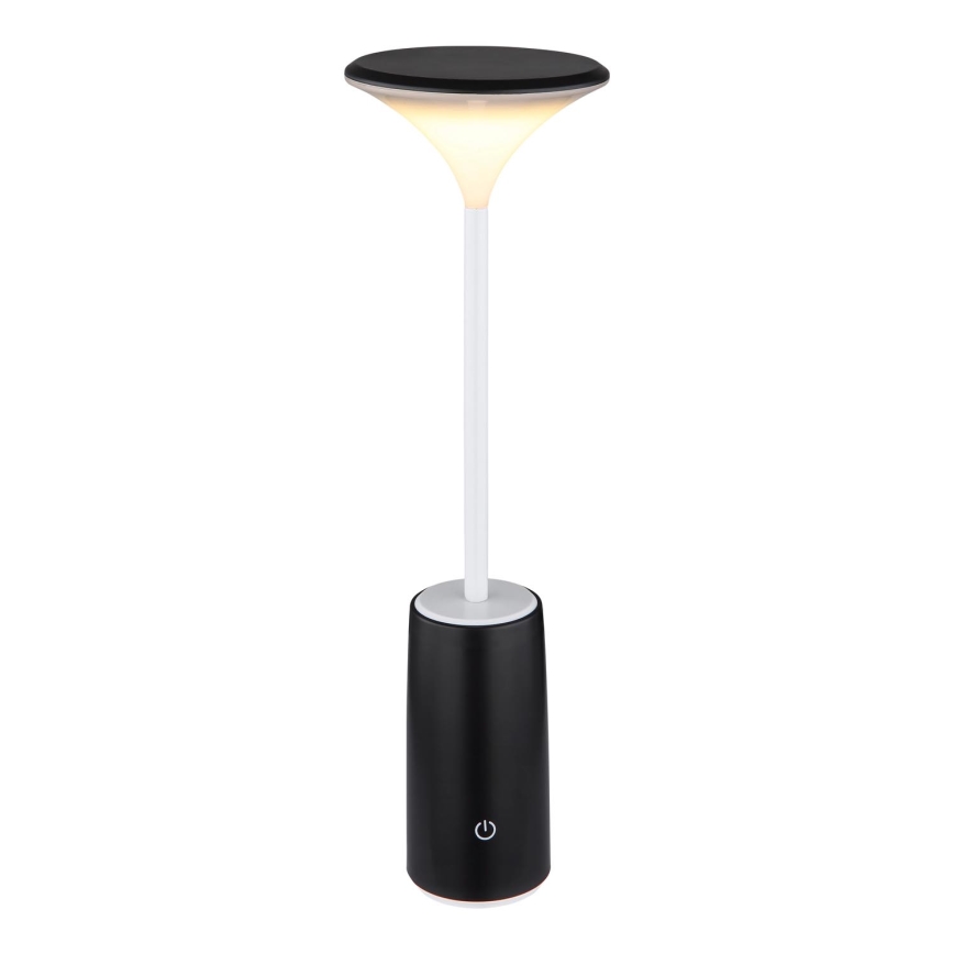 Globo - LED Stmievateľná nabíjacia dotyková stolná lampa LED/1,2W/3,7V 3000K 1500mAh čierna