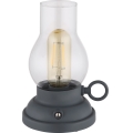 Globo - LED Stmievateľná nabíjacia dotyková stolná lampa LED/1W/3,7V 1200 mAh antracit