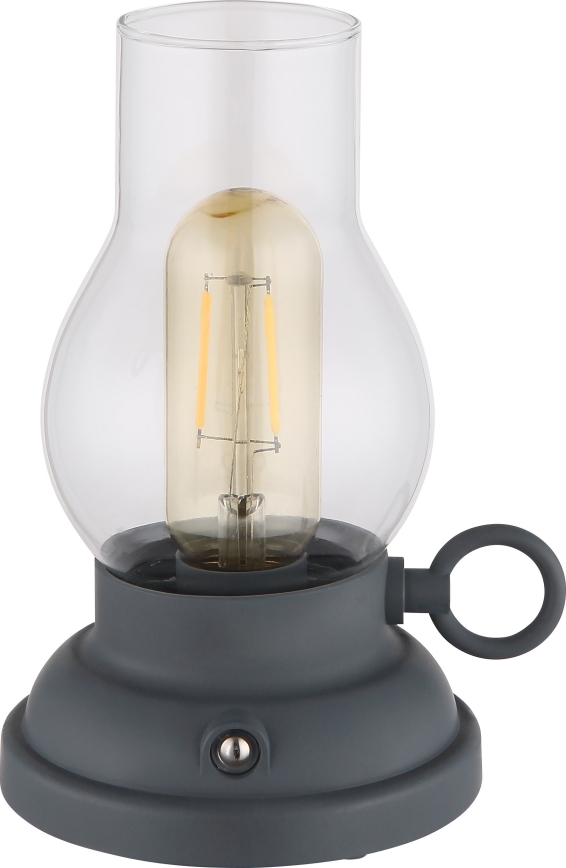 Globo - LED Stmievateľná nabíjacia dotyková stolná lampa LED/1W/3,7V 1200 mAh antracit