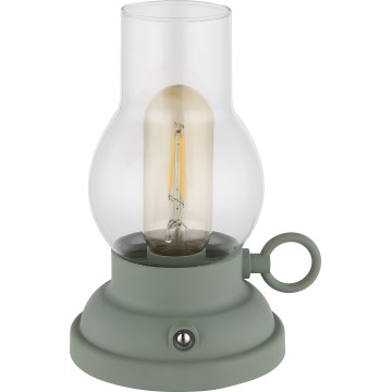 Globo - LED Stmievateľná nabíjacia dotyková stolná lampa LED/1W/3,7V 1200 mAh zelená