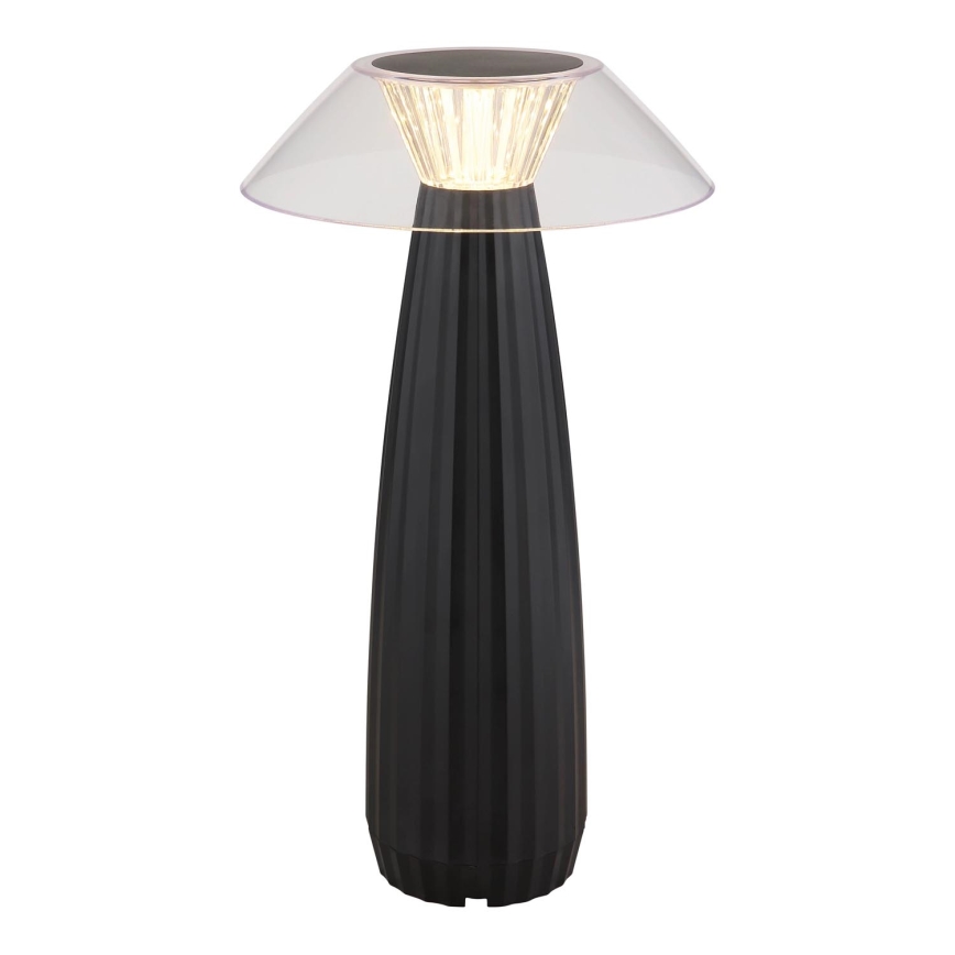 Globo - LED Stmievateľná nabíjacia dotyková stolná lampa LED/1W/3,7V 3000K 1200mAh čierna