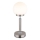 Globo - LED Stmievateľná nabíjacia dotyková stolná lampa LED/2,5W/5V 1800mAh 2700/4000/6500K matný chróm