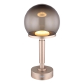 Globo - LED Stmievateľná nabíjacia dotyková stolná lampa LED/2,5W/5V 1800mAh 2700/4000/6500K rose gold