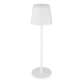 Globo - LED Stmievateľná nabíjacia dotyková stolná lampa LED/4,6W/230V 1800 mAh USB IP54 biela