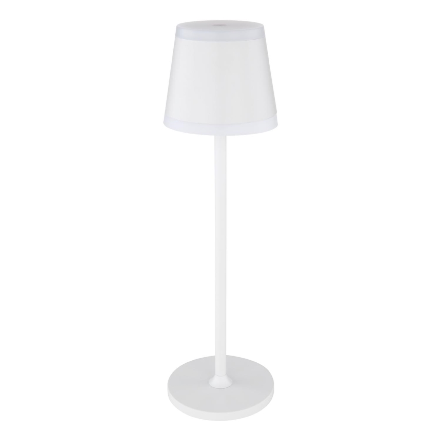 Globo - LED Stmievateľná nabíjacia dotyková stolná lampa LED/4,6W/230V 1800 mAh USB IP54 biela