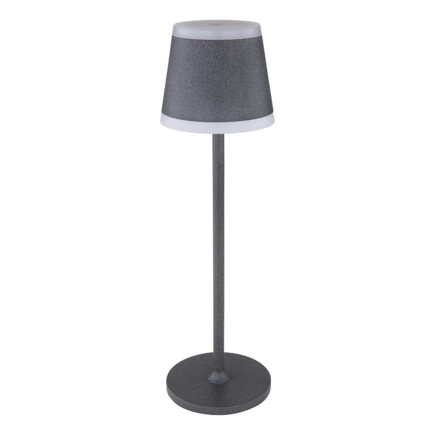Globo - LED Stmievateľná nabíjacia dotyková stolná lampa LED/4,6W/3,7V 3000K 1800mAh šedá IP54