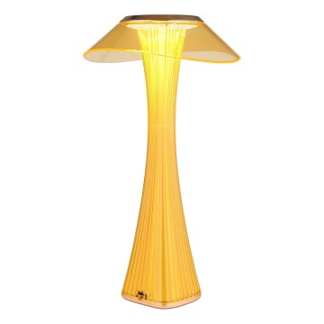 Globo - LED Stmievateľná nabíjacia stolná lampa LED/2,5W/3,7V 1200mAh 2700K/4500K/6500K zlatá