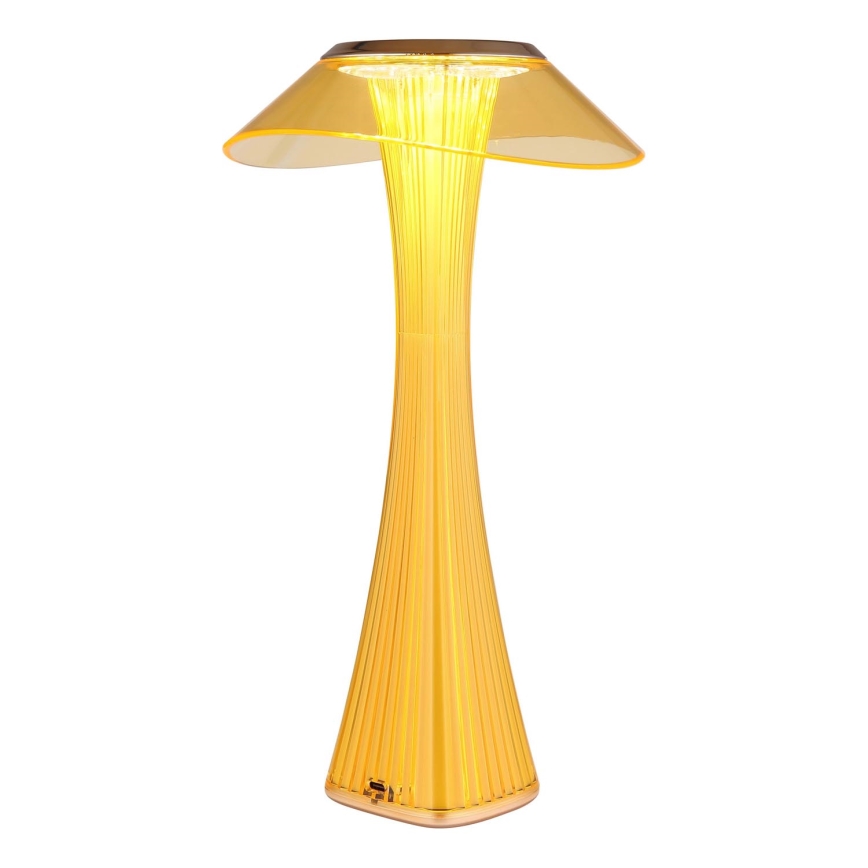 Globo - LED Stmievateľná nabíjacia stolná lampa LED/2,5W/3,7V 1200mAh 2700K/4500K/6500K zlatá