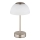 Globo - LED Stmievateľná nabíjacia stolná lampa LED/2,5W/5V 1800mAh 2700K/4000K/6500K matný chróm