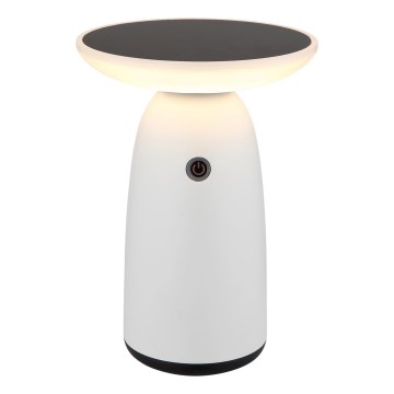 Globo - LED Stmievateľná solárna dotyková lampa LED/10W/230V IP54 biela